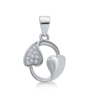 Floral Design Silver Pendant