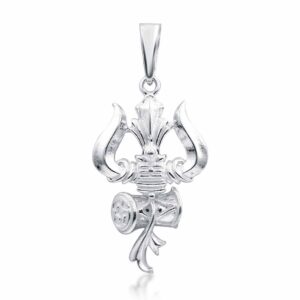 Om Symbol Silver Pendant