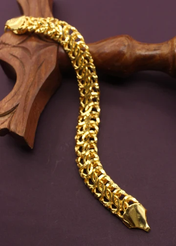 Gents Rope Gold Bracelet